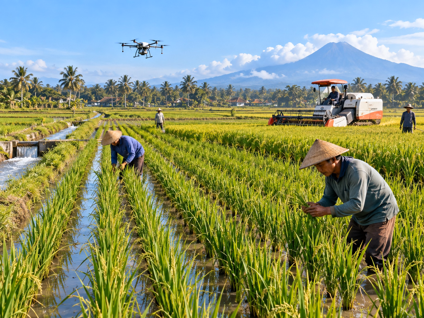 Drone Pertanian di Indonesia 2026: Revolusi Semprot yang Pangkas Biaya hingga 90 Persen